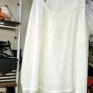 Daytrip white sheer jeweled top size M